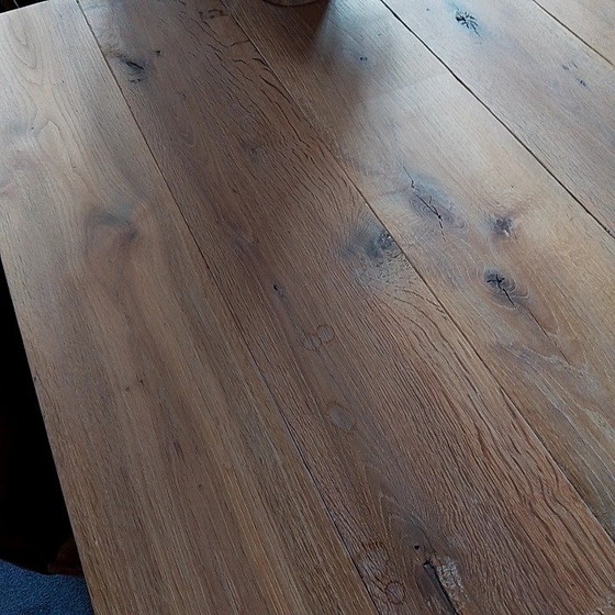 Image 1 of Private Label Steamed Oak Dining Table - 200x100