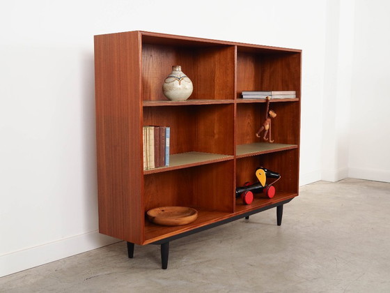 Image 1 of Teakhouten boekenkast, Duits ontwerp, jaren 70, vervaardigd door RT Möbel