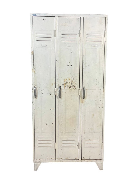 Image 1 of Industrial Metal Locker, 1970s, Czechoslovakia