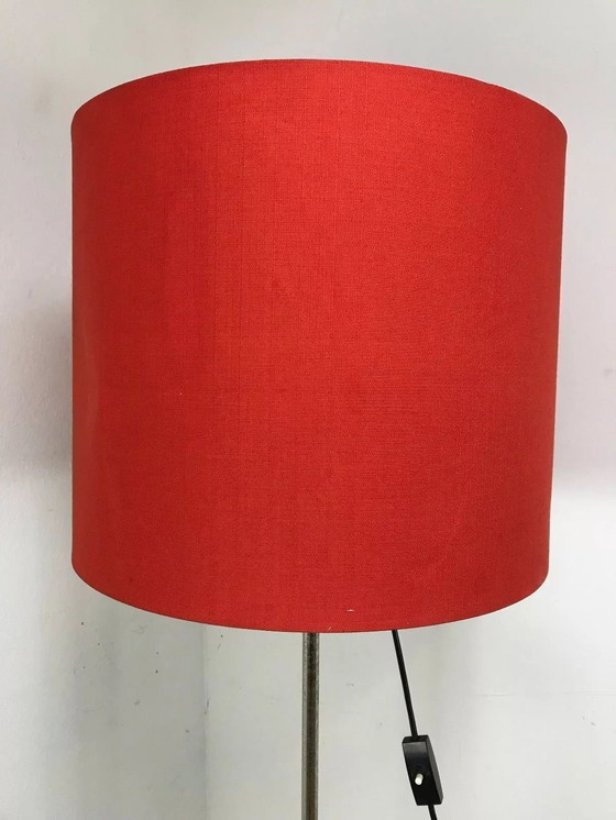 Image 1 of Lámpara de pie de los años 60 y 70, lámpara de pie, lámpara de pie, lámpara de diseño de la era espacial, metal