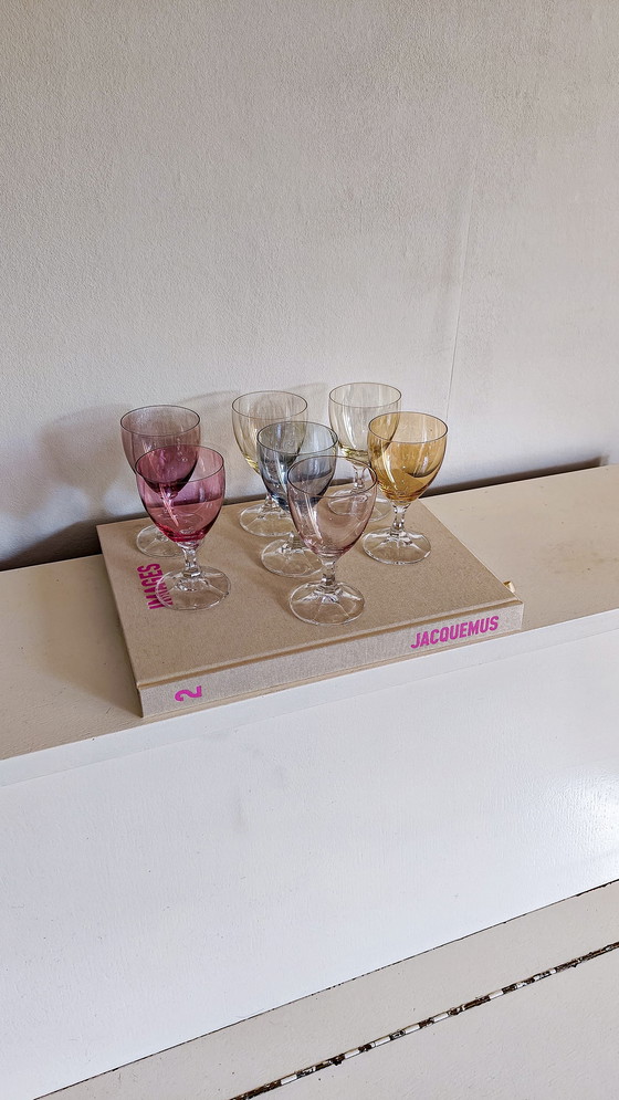 Image 1 of 7x schott swiesel multicoulour wine glaze