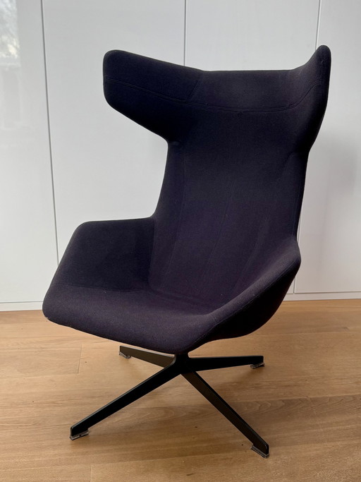 Moroso ‘Take a Line for a Walk’ – Alfredo Häberli – tessuto antracite, reversibile