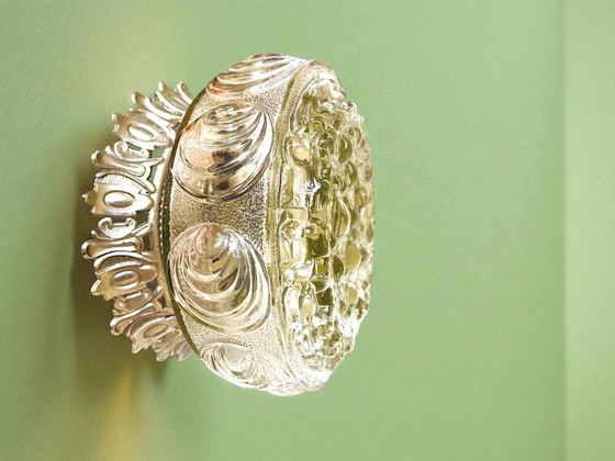 Image 1 of Plafonnier ou applique murale décorative en verre