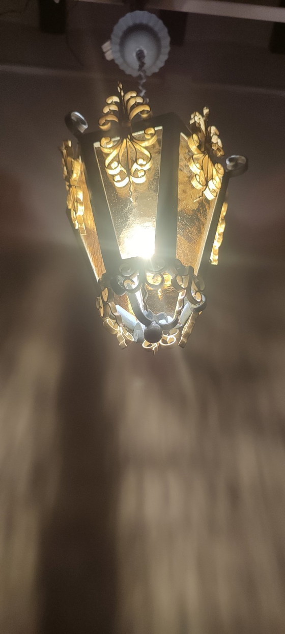 Image 1 of Deckenlampe oder Laterne, Spanien, 1980er Jahre