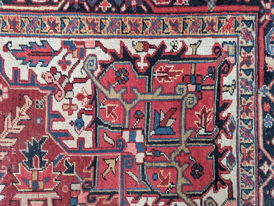 Image 1 of Vintage Persian Heriz rug in Serapi style, ca. 1950s