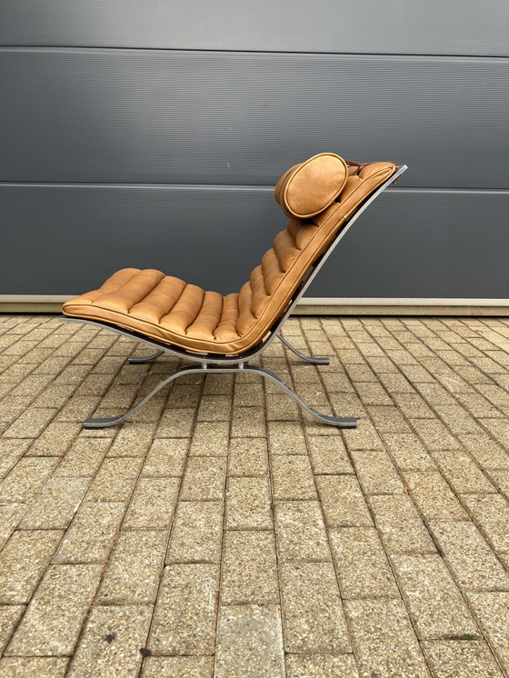 Image 1 of Arne Norell Ari Sessel, Camel Cognac Leder NEW STATE!