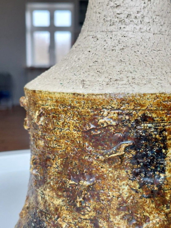 Image 1 of Set of Vintage Bartholdy keramik lamps - Danish Design - h 65 cm.