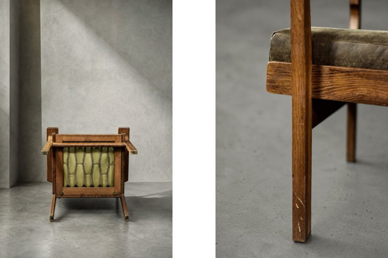 Image 1 of Vintage Mid-Century Danish Modern Model GE-181-A Armchair by Hans J. Wegner for Getama, 1950s