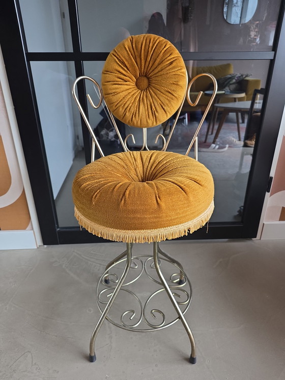 Image 1 of Vintage boudoir barber chair