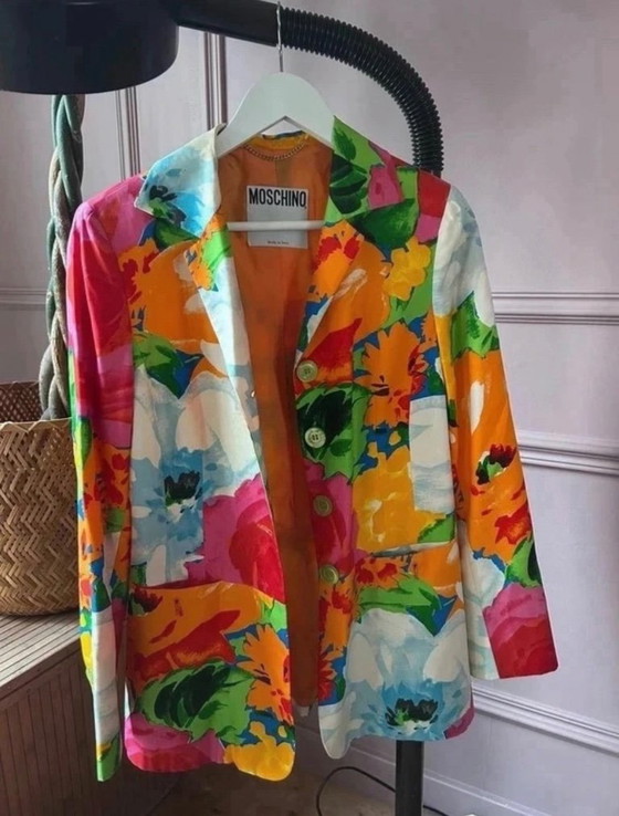 Moschino Couture Vintage 100% Silk Blazer Made in Italy IT42 EU38 – Overige tassen (photo 18 of 34)
