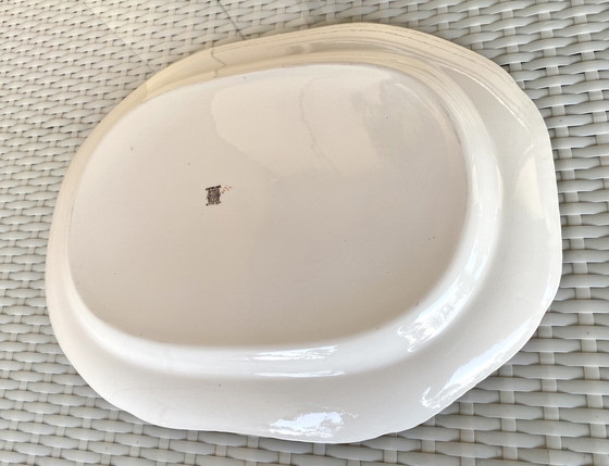 Image 1 of Oval serving platter / plate from Copeland Spode with turkey motif