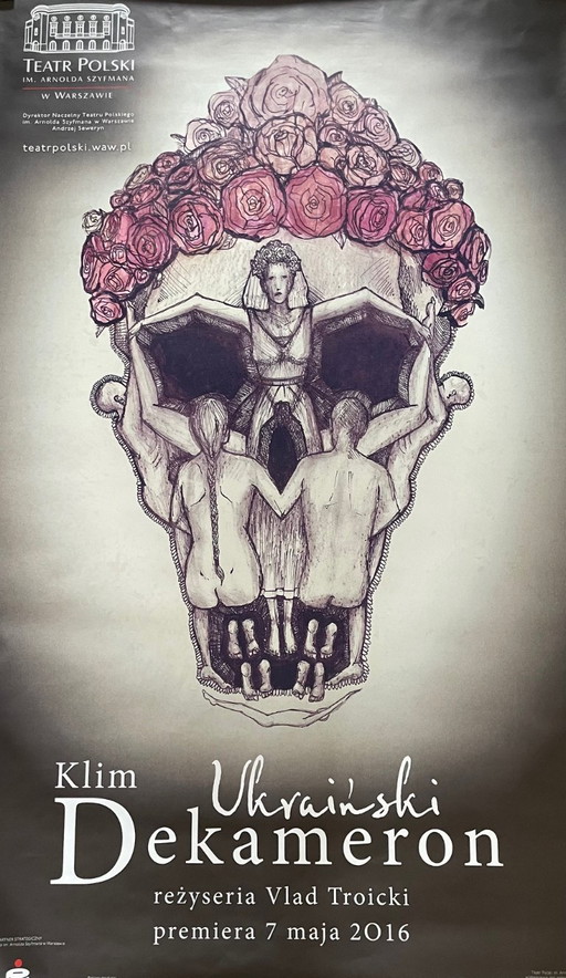 M.Zajac, Klim Ukrainski Dekameron, 2016, orginal poster 