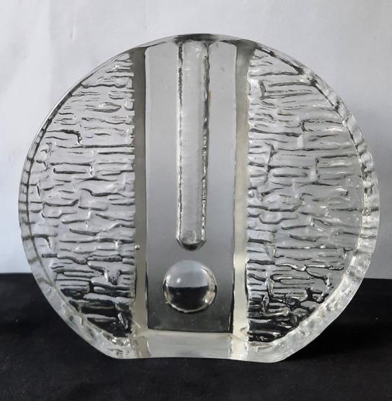 Image 1 of Exclusive Vintage Solifleur Set – Wiesenthalhütte & Walther Glass | 1970s Design Classics