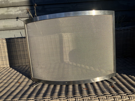 Image 1 of Fireplace screen stainless steel