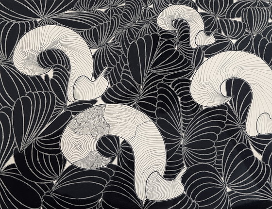 Image 1 of Pierre-Francois Vaysse - Art Brut circa 1970 - Tinta china - enmarcado