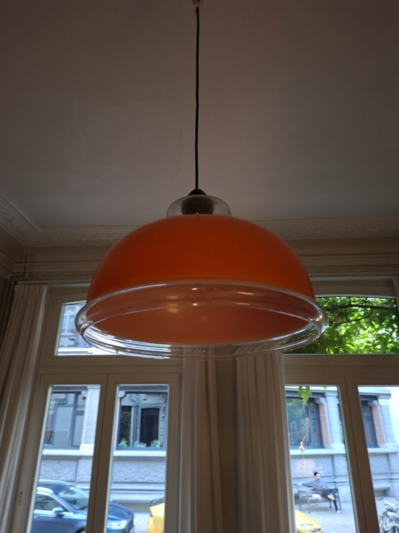 Vintage Seventies Ceiling Lamp – Pendant lamps, Glass (photo 3 of 11)