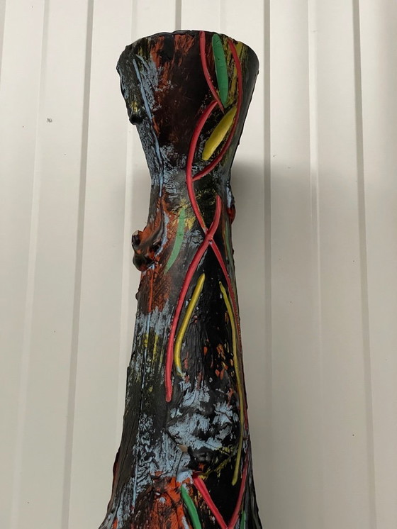 Image 1 of Un vaso vintage colorato extra large