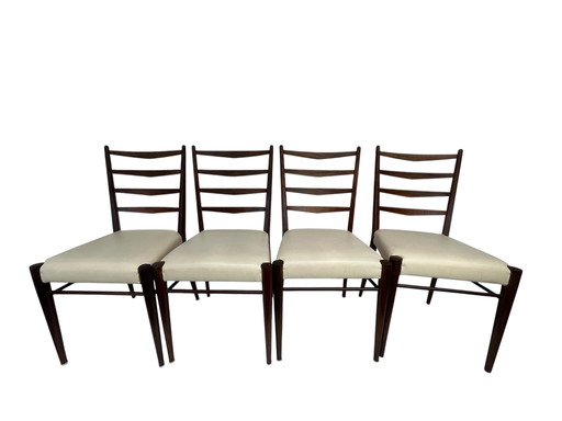 Lot de 4 chaises rétro Cees Braakman ST09