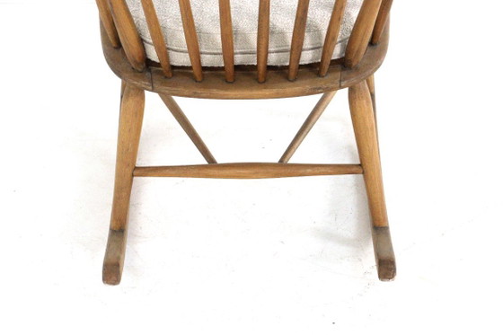 Image 1 of Børge Mogensen for FDB Møbler rocking chair armchair vintage