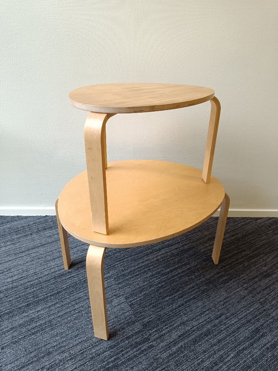 Image 1 of Tables basses/d'appoint vintage Ikea Svalsta - Style Alvar Aalto - Suède - 1999