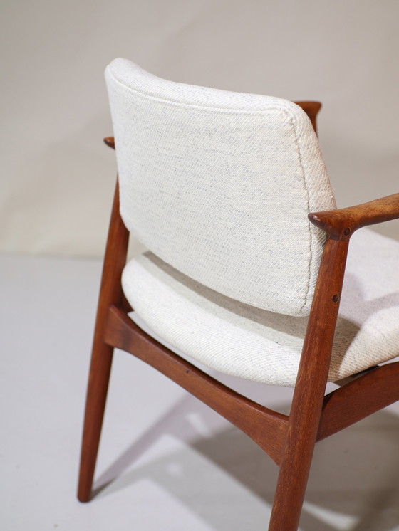 Image 1 of (2x) Erik Buch 67 Armchair Captains Chair Vintage