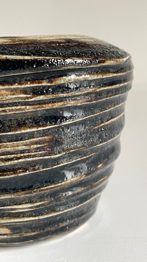 Image 1 of Vintage brutalistische handgemaakte vaas