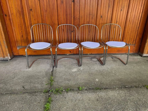 Italian Dining Chairs by Gastone Rinaldi, 1970s, Set of 4
