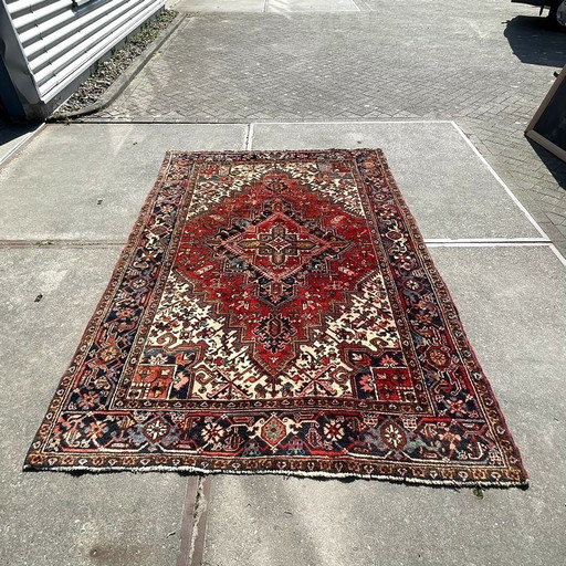 Antique Pers Kilim Rug Warm Colors Carpet
