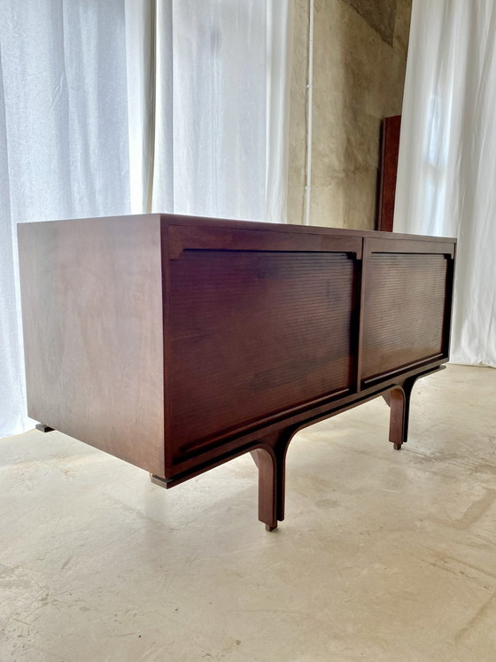 Buffet bas 503 de Gianfranco Frattini pour Bernini, Bois, Marron (photo 4 sur 13)