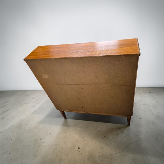 Mid Century Teak Sekretär Schreibtisch Schrank Egon Ostergaard 1960er – Svensk Möbelindustri (MSI), Kommoden (photo 12 of 13)