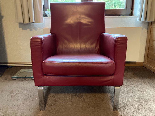 sillón de cuero