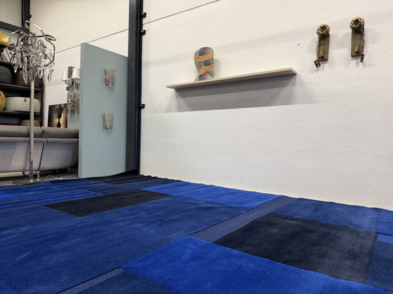 Image 1 of Carpet Sign Rugs Division Rug 400x500 Blue Wool