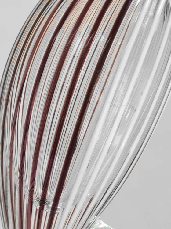 Image 1 of Design de production Formia Murano Italie années 70, oiseau dans la route de verre