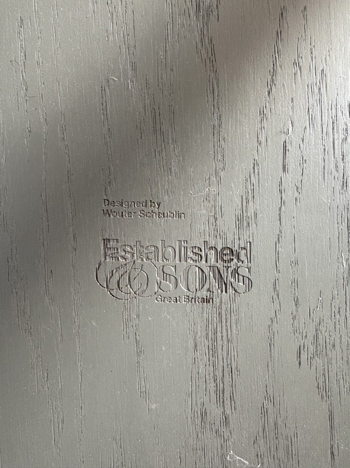 Chaise à cadre 2x Established & Sons - Wouter Scheublin