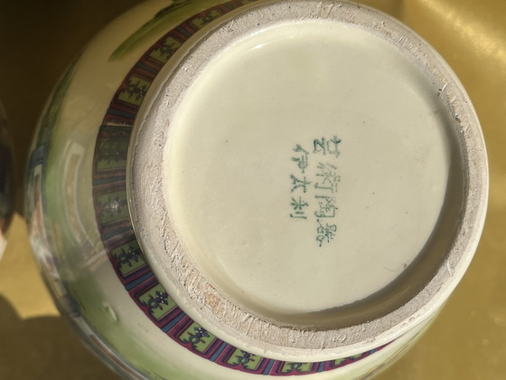 Image 1 of 2x vintage vase China porcelain 