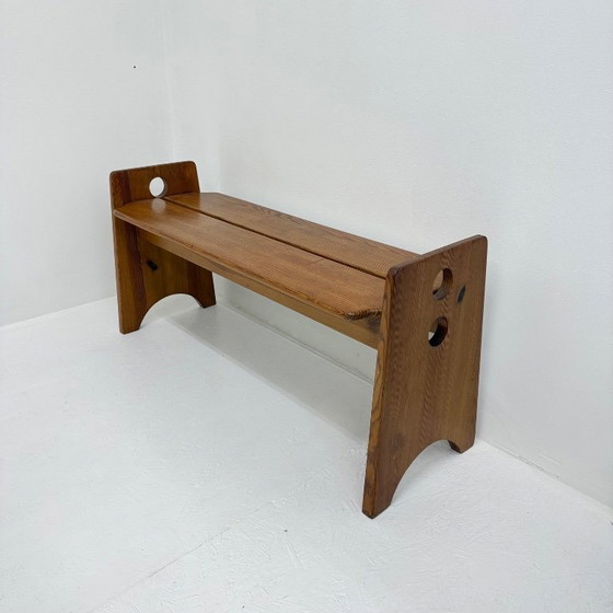 Image 1 of Banco de estilo moderno de mediados de siglo, diseñado por Gilbert Marklund para Furusnickarn AB en la década de 1960.