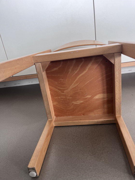 Image 1 of Vintage Scandinavian Design High Chair - Solid Beech