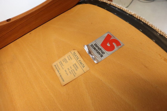 Image 1 of Set 4 Vamdrup Chairs Chaises à manger Vintage Danish