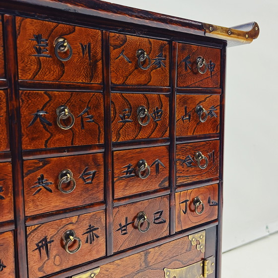 Image 1 of Antique Korean Apothecary Cabinet