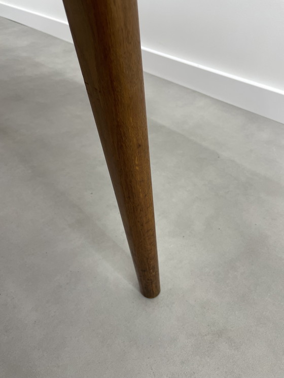 Image 1 of table à manger ronde extensible vintage