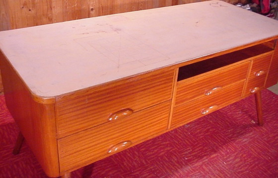 Image 1 of Mostrador de caoba de diseño, mueble de tienda, muebles antiguos, bar