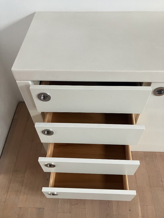 Sideboard Dutch design by Marian Harent for Base Line, Wood, White (photo 4 of 11)