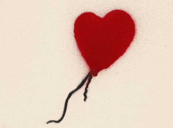 Image 1 of Girl with Balloon - Banksy 2002 - Poster 50 × 70 cm