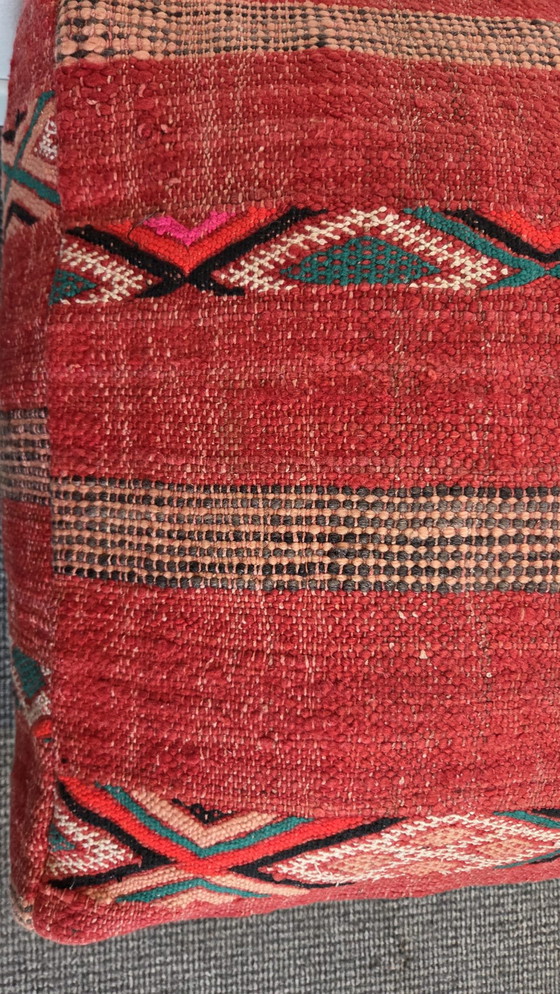 Image 1 of Pouf marocchino, cuscino di seduta vintage