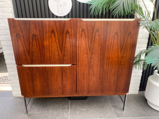 Mueble bar Pallisander de mediados de siglo – drankenkasten, Wood