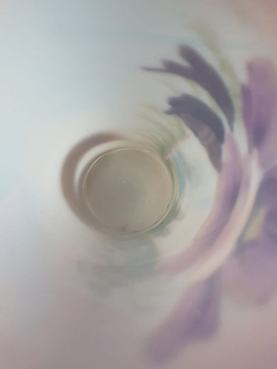 Vase ancien en opaline de Bristol – Peint à la main – Vers 1900 (23 cm) – Glass (photo 10 of 15)