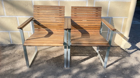 Image 1 of Pair of Esprit Karin Mobring armchairs from Ikea