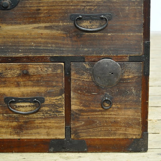 Japanische Tansu-Kommode, um 1870 – Kommoden, Iron, Wood (photo 12 of 14)