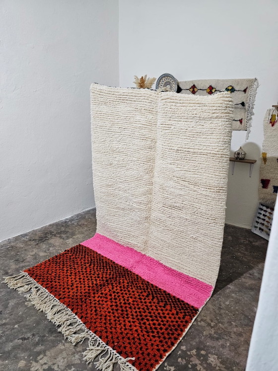 Colorful Berber Rug – Handmade Moroccan Wool Rug 250/150cm – Tapis (photo 2 of 6)