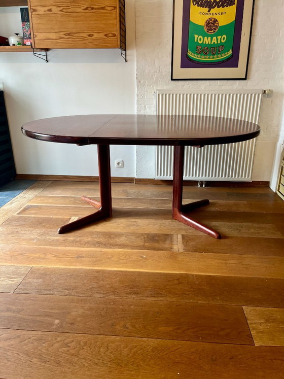 Gudme Møbelfabrik Model 36 – Tavolo da pranzo rotondo in palissandro – Danimarca, Anni '70 – Tavoli da pranzo (photo 3 of 14)
